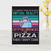 Carte Virtual Reality Vr Augmented Reality Ar Pizza Addi (Fleur jaune)