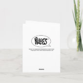 Carte Virus Humour (Dos)