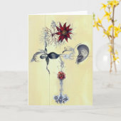 Carte Visage #1 (Fleur jaune)