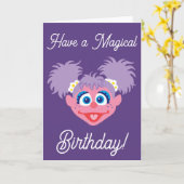 Carte Visage d'Abby Cadabby (Fleur jaune)