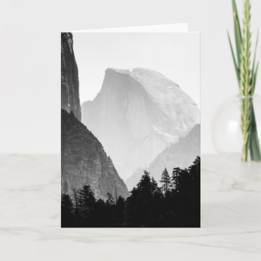 Carte Visage de roche demi-dôme Iconique | Yosemite Vall (Devant)