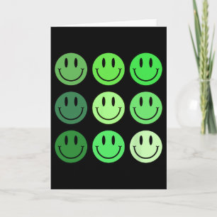 Carte Visage de sourire vintage vibe visage heureux sour