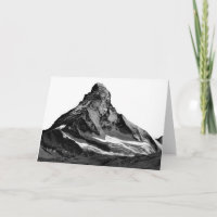 Visage noir et blanc de nord de Matterhorn