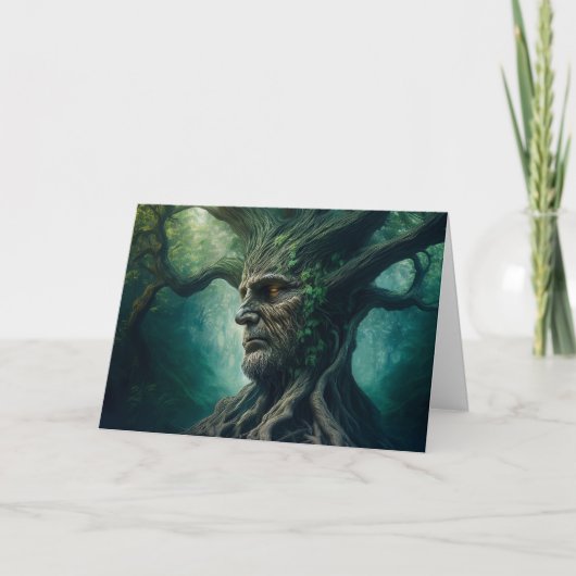 Carte Visage sage dans la forêt mystique de l'arbre anti (Devant)
