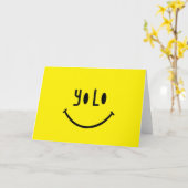 Carte Visage Yolo (Fleur jaune)