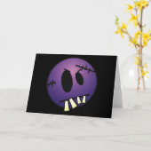 CARTE VISAGE ZOMBIÉCONOMIQUE - POURCENTAGE (Fleur jaune)
