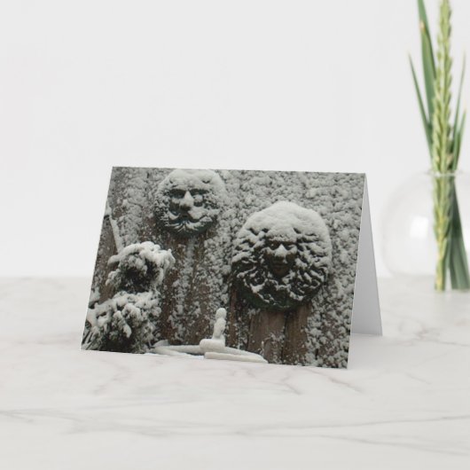 Carte Visages neigeux (Devant)