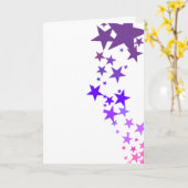 Carte vise les étoiles  (Fleur jaune)