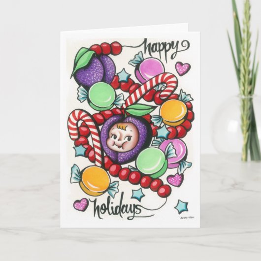 Carte Visions de prunes de sucre (Devant)