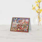 Carte Visions de sucre et de prunes (Fleur jaune)