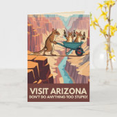Carte Visit Arizona funny greeting cards (Fleur jaune)