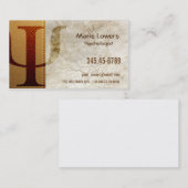 carte visite psychologue (Devant / Derrière)