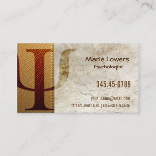 carte visite psychologue (Devant)