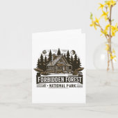 Carte Visiter Le Parc National De La Forêt Interdite Ran (Fleur jaune)