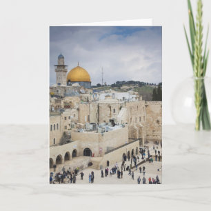 Carte Visiteurs, place du Mur occidental et dôme du Roch