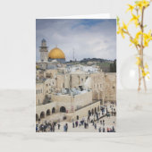 Carte Visiteurs, Western Wall Plaza & Dôme du Rocher (Fleur jaune)