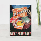 Carte Visitez La Première Exoplanète Trouvée À L'Extérie (Devant)