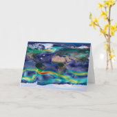 Carte Visualisation Des Vents Mondiaux. (Fleur jaune)