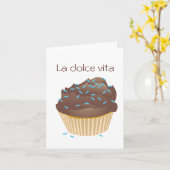 Carte Vita de dolce de La - la vie douce (Fleur jaune)