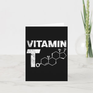 Carte Vitamine T Testosteron Bodybuilding Salle De Fitne