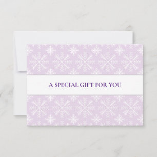 CARTE VITESSE BLANCHE POURPUE LÉGÈRE NOËL SPÉCIAL