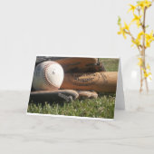 Carte Vitesse de base-ball (Fleur jaune)
