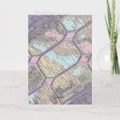 Carte Vitrail rose (Dos)