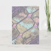 Carte Vitrail rose (Devant)