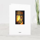 Carte Vitrail victorien élégant or noir (Dos)