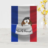 Carte Vive la France ! (Fleur jaune)