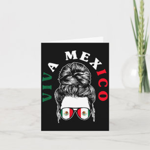 Carte Vive le Mexique fierté mexicaine drapeau racines d