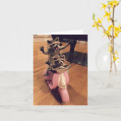 CARTE VIVE LE RÊVE. (Fleur jaune)