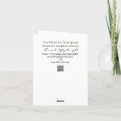 Carte Vivez l'hiver, mais pensez le printemps (Dos)