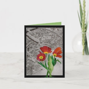 Carte Vivez l'hiver, mais pensez le printemps