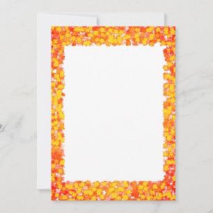 Carte Vivid Color Abstract Design Art Autumn Foliing do-