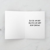 CARTE **VIVRE AU LAC** NOËL EST SPÉCIAL (Intérieur)