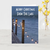 CARTE **VIVRE AU LAC** NOËL EST SPÉCIAL (Fleur jaune)