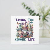 Carte Vivre La Vie Gnome (Debout devant)