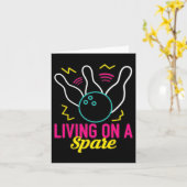 Carte Vivre Sur Une Pièce De Bowling De Championnat De B (Fleur jaune)