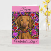 Carte Vizsla (Fleur jaune)