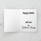 Carte Vizsla Bonne Pâques (Intérieur)