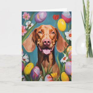 Carte Vizsla Bonne Pâques