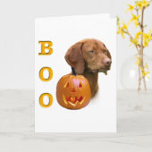 Carte Vizsla Boo (Fleur jaune)