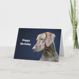 Carte Vizsla Brown Chien photo Anniversaire