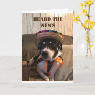 CARTE VOEU D'ANNIVERSAIRE 30 ANS" DE CHIEN COOL