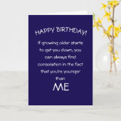 Carte voeu d'anniversaire biblique drôle et heureux (Fleur jaune)