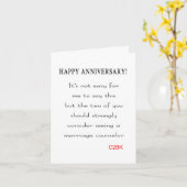 Carte vœu d'anniversaire de mariage drôle et heureux (Fleur jaune)