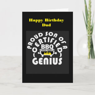 Carte Vœu d'anniversaire pour papa