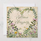 Carte Vœu de fête de Beltane (Devant)