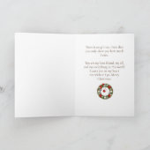 Carte Vœu de Noël Je vous veux (Intérieur)